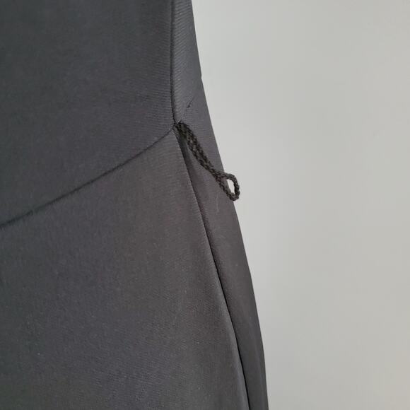 Express Black Draped Neckline A-line Dress 13/14 - Picture 7 of 7
